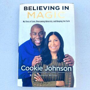 BELIEVING IN MAGIC (2016) by Cookie Johnson AUTOGRAPHED Hardback Book
